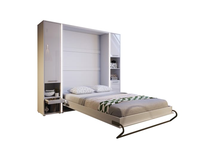Makuuhuonesetti Sänkykaappi Concept Pro - Valkoinen - Huonekalut - Kalustesetit - Makuuhuoneen kalustesetit