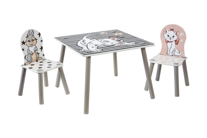 Lastenpöytä Disney Klassikot+2 tuolia - Disney - Huonekalut - Lasten kalusteet - Lasten pöydät - Puuhastelupöytä - Leikkipöytä