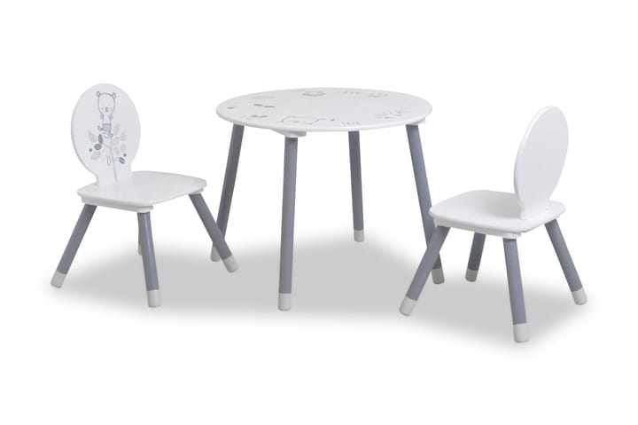 Pöytä Cherie + 2 Tuolia - Huonekalut - Lasten kalusteet - Lasten pöydät