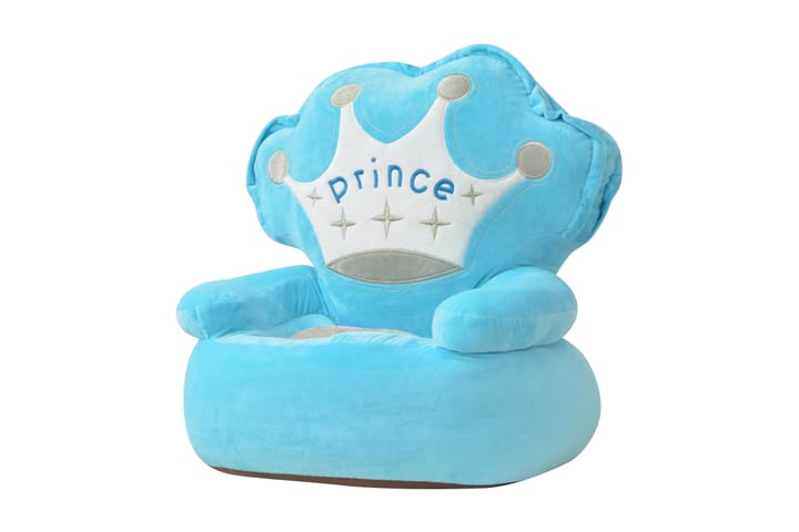 Lasten pehmotuoli prinssi Sininen - Sininen - Huonekalut - Lasten kalusteet - Lasten tuolit - Lapsen nojatuoli