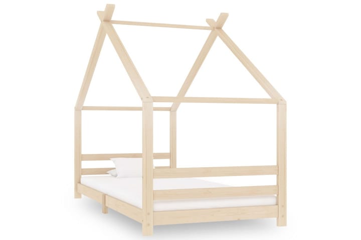 Lasten sängynrunko täysi mänty 90x200 cm - Huonekalut - Sängyt - Sänkykehikot & sängynrungot
