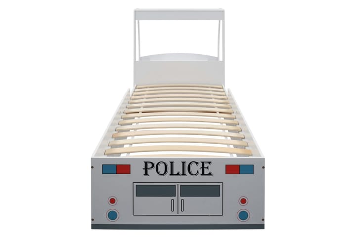 Lastensänky pöydällä poliisiauto 90x200 cm - Monivärinen - Huonekalut - Lasten kalusteet - Lastensängyt & juniorisängyt