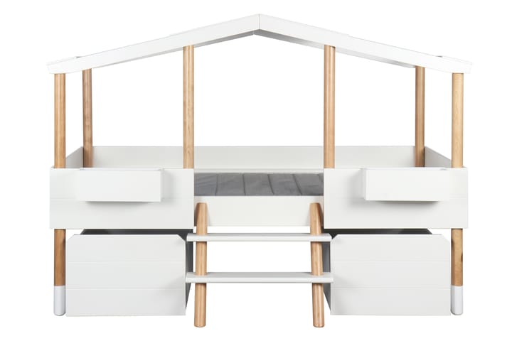 Sängynaluslaatikko Cedynia 58x90 cm - Valkoinen/Luonnonväri - Huonekalut - Pöydät & ruokailuryhmät - Työpöytä - Piirustuspöytä