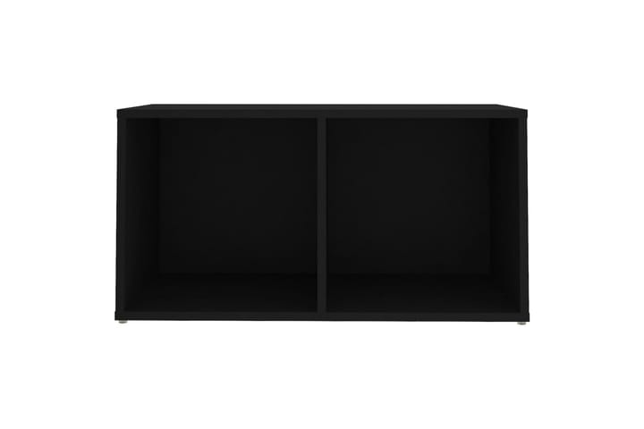 TV-tasot 2 kpl musta 72x35x36,5 cm lastulevy - Musta - Huonekalut - TV- & Mediakalusteet - TV-kaapit