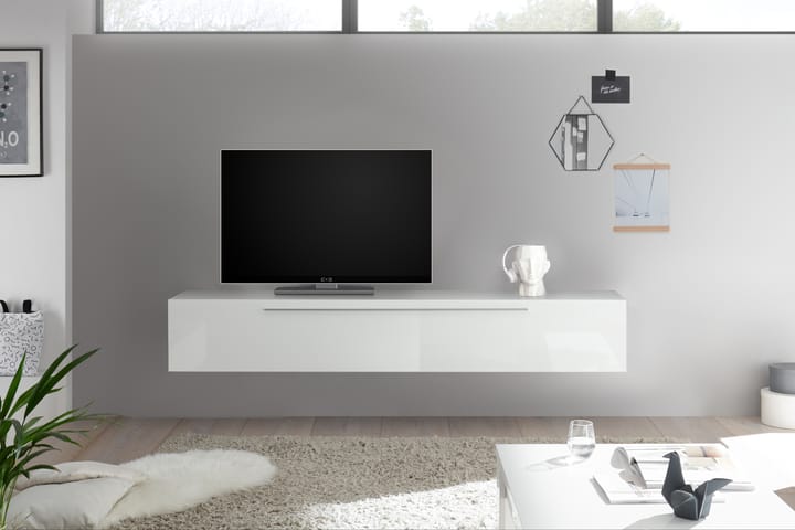 TV-taso Acme 210 cm - Valkoinen - Huonekalut - TV- & Mediakalusteet - Tv taso & Mediataso