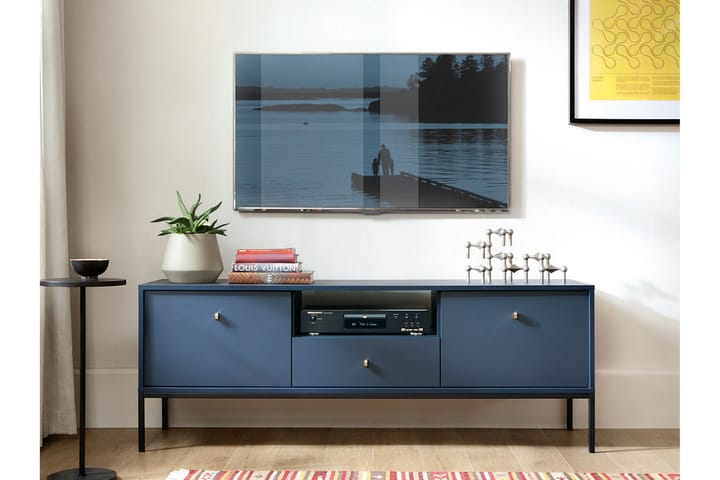 TV-taso Entona 39x56,2x153,4 cm - Sininen - Huonekalut - TV- & Mediakalusteet - Tv taso & Mediataso