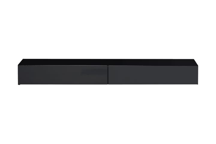 TV-taso Helgabo 140 cm Seinäripustus LED-valaistus - Musta - Huonekalut - TV- & Mediakalusteet - Tv-tasot & Mediatasot