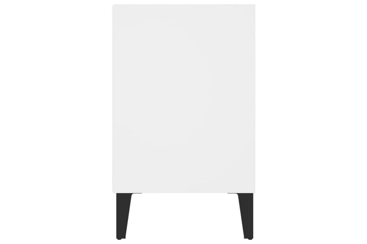 TV-taso metallijaloilla valkoinen 103,5x30x50 cm - Huonekalut - TV- & Mediakalusteet - Tv-tasot & Mediatasot