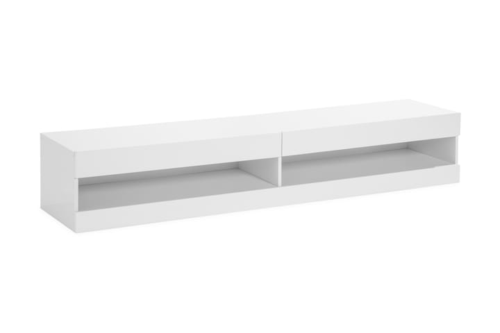TV-taso Munkebacka 180 cm LED-valaistus - Valkoinen - Huonekalut - Sohvat - Nahkasohvat