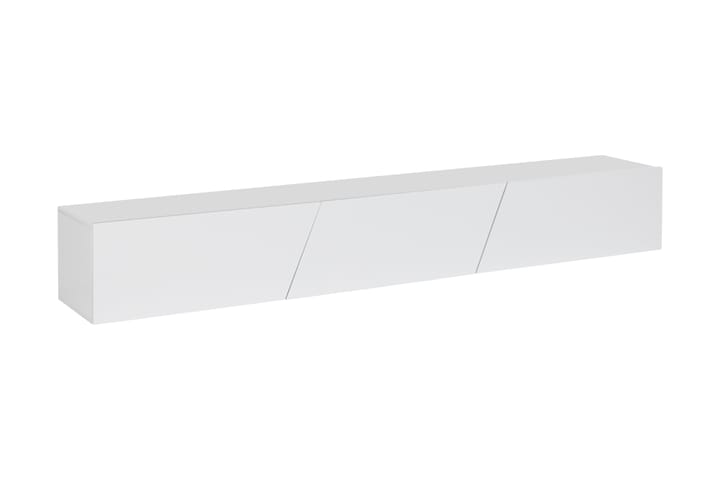 TV-taso Solbacka 240 cm LED-valaistus - Valkoinen - Sisustustuotteet - Peilit