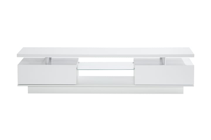 TV-taso Svarvardalen 180 cm LED-valaistus - Valkoinen - Huonekalut - Pöydät - Sohvapöydät