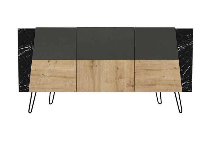 Apupöytä Arrien 150 cm - Luonnonväri/Musta - Huonekalut - Pöytä & ruokailuryhmä - Apupöytä & sivupöytä - Konsolipöytä