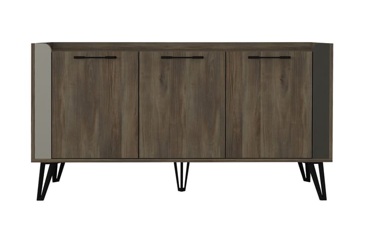 Apupöytä Rusichi 150 cm - Harmaa / antrasiitti / pähkinä - Huonekalut - Pöytä & ruokailuryhmä - Apupöytä & sivupöytä - Konsolipöytä