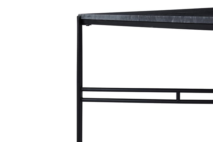 Apupöytä Sisko 100 cm Marmori - Musta/Harmaa - Huonekalut - Pöytä & ruokailuryhmä - Apupöytä & sivupöytä - Konsolipöytä