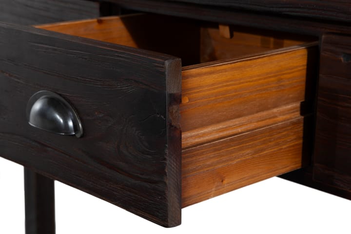 Apupöytä Suzon 170 cm Säilytyksellä 4 laatikkoa - Ruskea - Huonekalut - Pöytä & ruokailuryhmä - Apupöytä & sivupöytä - Konsolipöytä