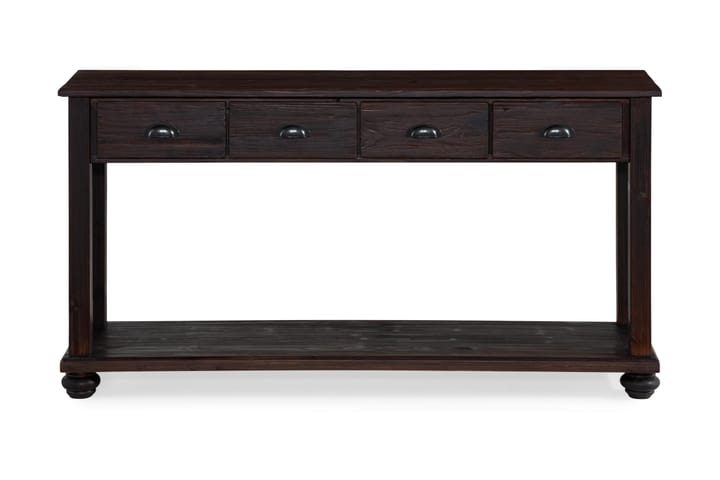 Apupöytä Suzon 170 cm Säilytyksellä 4 laatikkoa - Ruskea - Valaistus - Ulkovalaistus