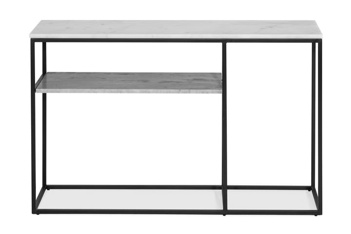 Apupöytä Titania 120 cm Marmori - Valkoinen/Harmaa/Musta - Huonekalut - Pöydät & ruokailuryhmät - Apupöytä & sivupöytä - Tarjotinpöytä & pikkupöytä