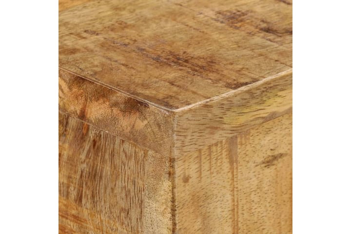 Konsolipöytä 120x30x75 cm karkea mangopuu - Ruskea - Huonekalut - Pöytä & ruokailuryhmä - Apupöytä & sivupöytä - Konsolipöytä