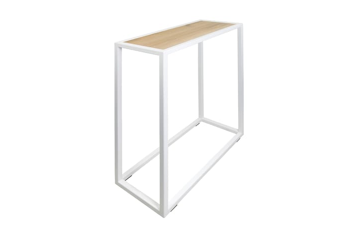 Konsolipöytä Feno 66 cm - Valkoinen/Tammi - Huonekalut - Pöydät & ruokailuryhmät - Apupöytä & sivupöytä - Eteispöytä
