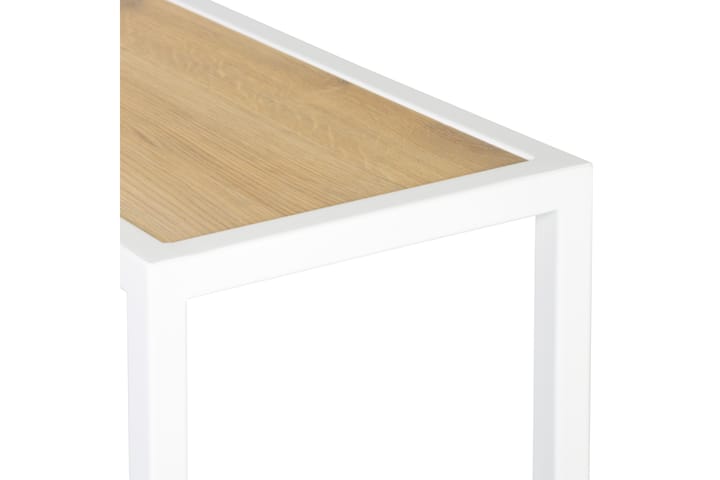 Konsolipöytä Feno 66 cm - Valkoinen/Tammi - Huonekalut - Pöytä & ruokailuryhmä - Apupöytä & sivupöytä - Konsolipöytä