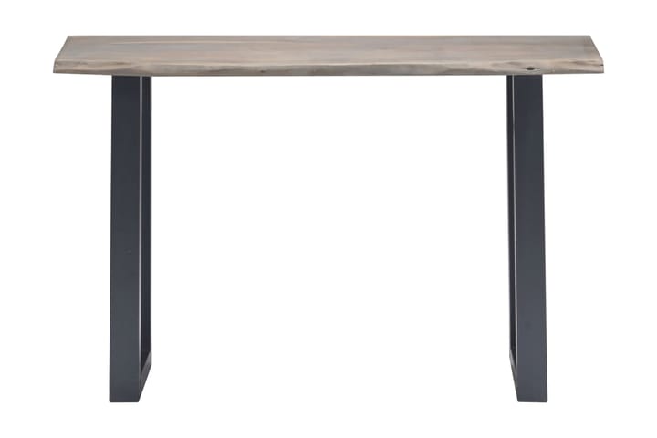 Konsolipöytä harmaa 115x35x76 cm akaasiapuu ja rauta - Harmaa - Huonekalut - Pöydät & ruokailuryhmät - Apupöytä & sivupöytä - Konsolipöytä