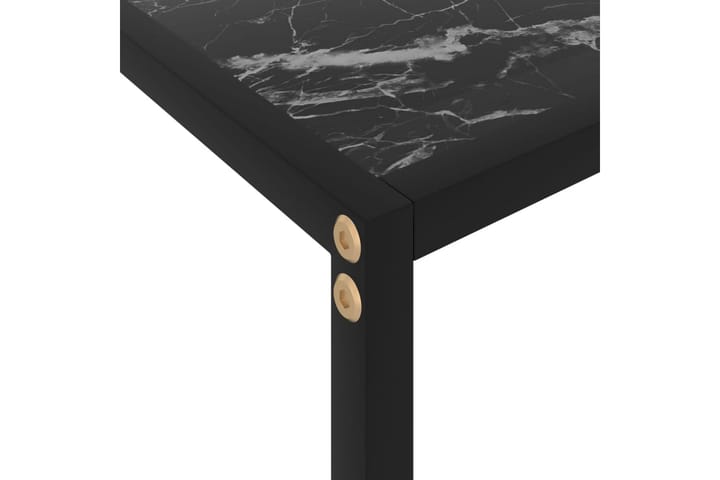 Konsolipöytä musta 100x35x75 cm karkaistu lasi - Musta - Huonekalut - Pöytä & ruokailuryhmä - Apupöytä & sivupöytä - Konsolipöytä