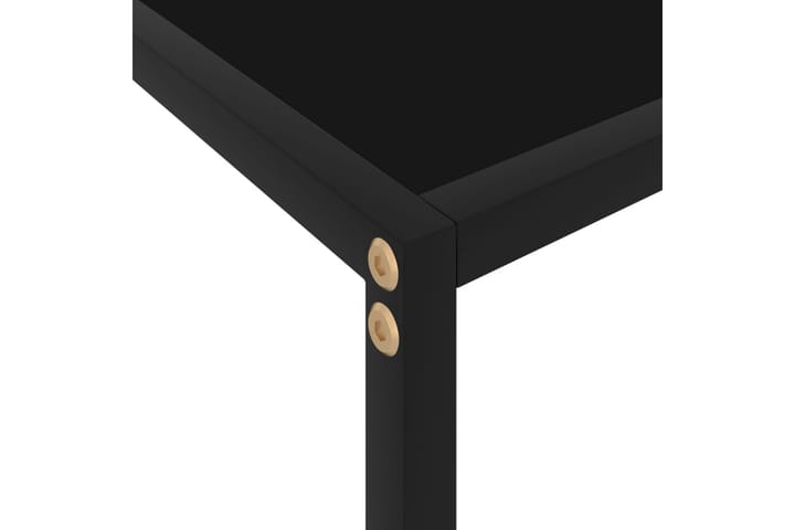 Konsolipöytä musta 120x35x75 cm karkaistu lasi - Musta - Huonekalut - Pöytä & ruokailuryhmä - Apupöytä & sivupöytä - Konsolipöytä