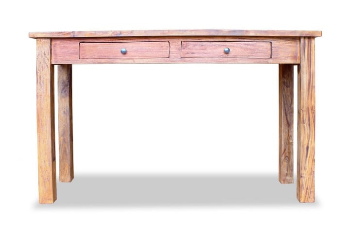 Sivupöytä Kiinteä kierrätetty puu 123x42x75 cm - Ruskea - Huonekalut - Pöytä & ruokailuryhmä - Apupöytä & sivupöytä - Konsolipöytä