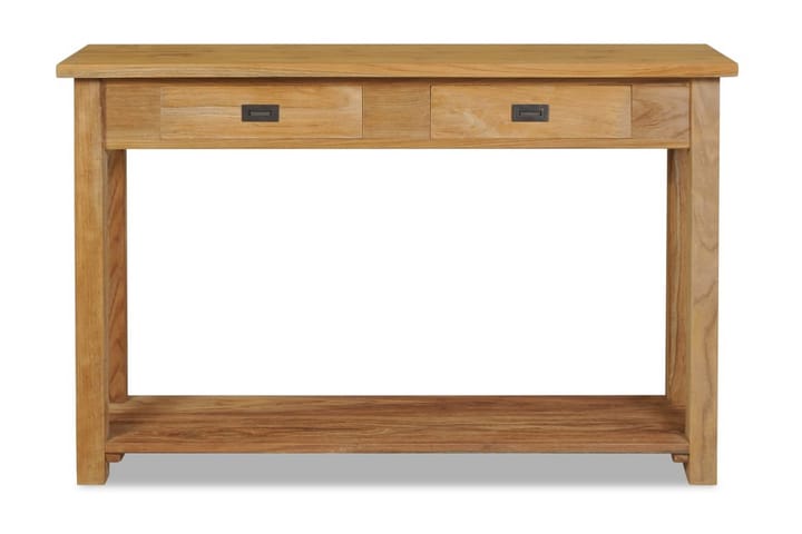 Sivupöytä Täysi tiikki 120x30x80 cm - Ruskea - Huonekalut - Pöytä & ruokailuryhmä - Apupöytä & sivupöytä - Konsolipöytä