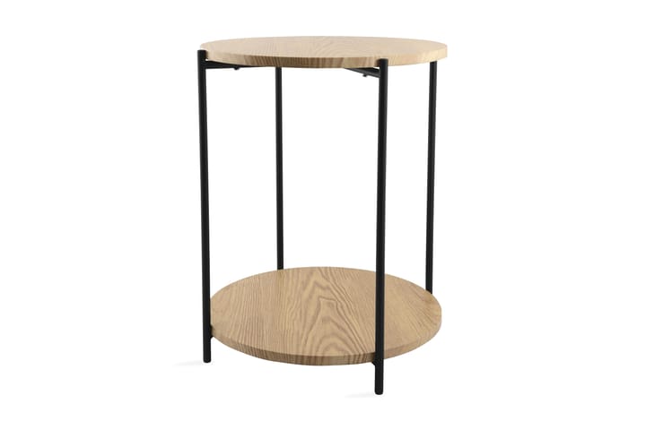 Sivupöytä Aminta Puu/Musta - Ruskea - Huonekalut - Pöytä & ruokailuryhmä - Apupöytä & sivupöytä - Lamppupöytä