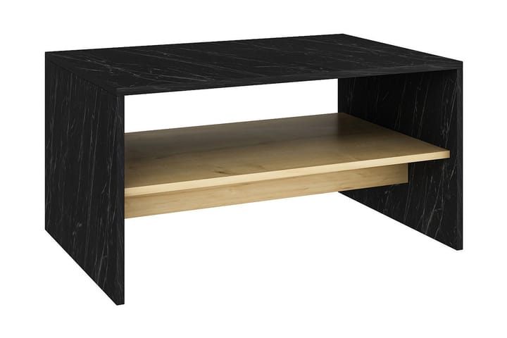 Sivupöytä Faithanit 90 cm - Musta/Vaalea luonnonväri - Huonekalut - Pöytä & ruokailuryhmä - Apupöytä & sivupöytä - Lamppupöytä