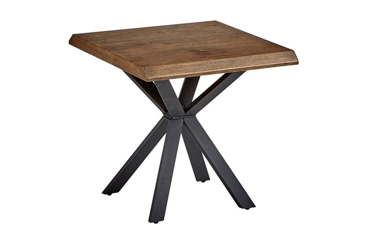 Sivupöytä Le-Rouge 60x60 cm - Ruskea - Huonekalut - Pöytä & ruokailuryhmä - Apupöytä & sivupöytä - Tarjotinpöytä & pikkupöytä