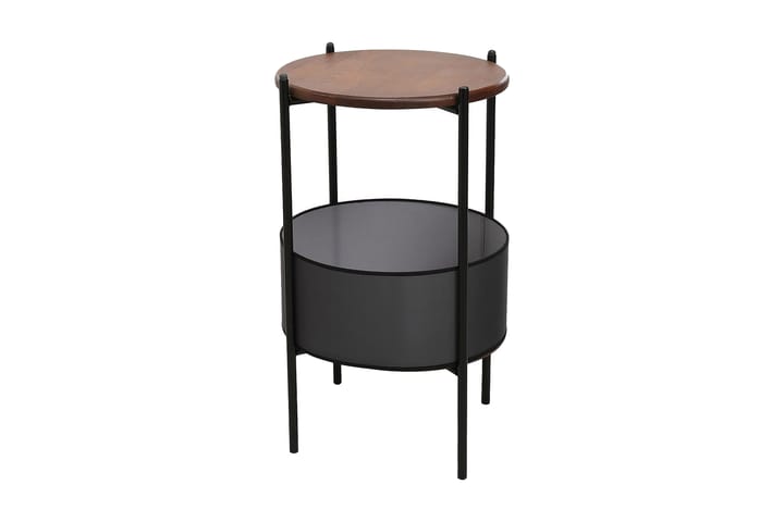 Sivupöytä Mattarbodum 40x70x40 cm Pyöreä - Musta - Huonekalut - Pöydät & ruokailuryhmät - Apupöytä & sivupöytä - Lamppupöytä