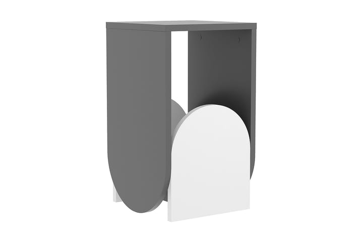 Sivupöytä Nunn 32 cm - Antrasiitti/Valkoinen - Huonekalut - Pöytä & ruokailuryhmä - Apupöytä & sivupöytä - Lamppupöytä