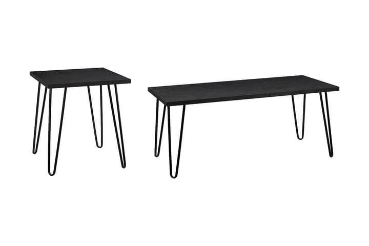 Sivupöytä Owen 50 cm Musta - Dorel Home - Huonekalut - Pöytä & ruokailuryhmä - Apupöytä & sivupöytä - Lamppupöytä