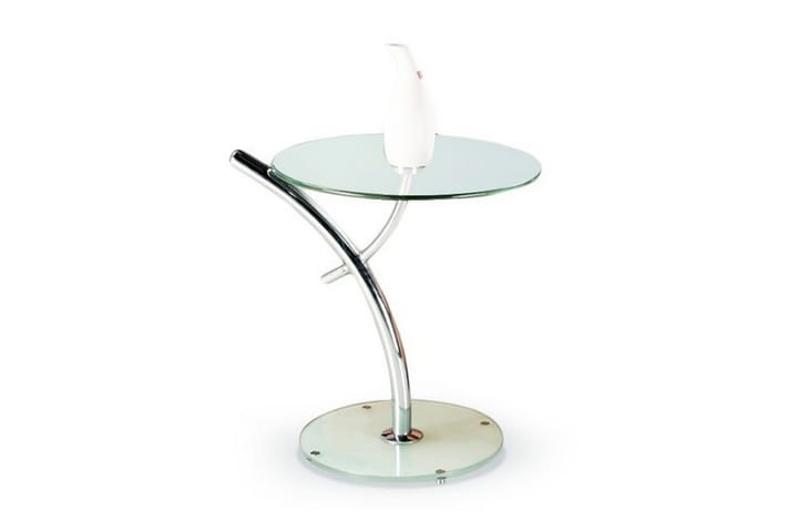 Sivupöytä Posnick 50 cm Pyöreä - Lasi - Huonekalut - Pöytä & ruokailuryhmä - Apupöytä & sivupöytä - Lamppupöytä