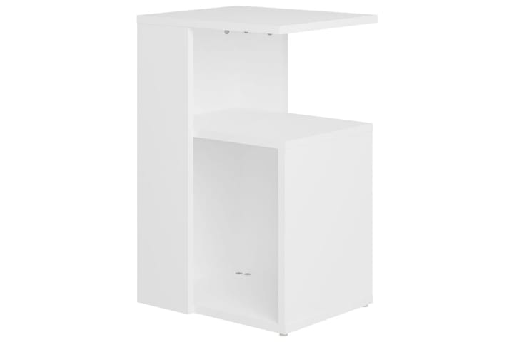 Sivupöytä valkoinen 36x30x56 cm lastulevy - Huonekalut - Pöytä & ruokailuryhmä - Apupöytä & sivupöytä - Lamppupöytä
