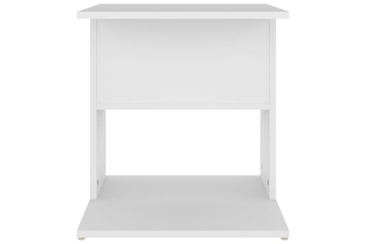 Sivupöytä valkoinen 45x45x48 cm lastulevy - Valkoinen - Huonekalut - Pöytä & ruokailuryhmä - Apupöytä & sivupöytä - Tarjotinpöytä & pikkupöytä
