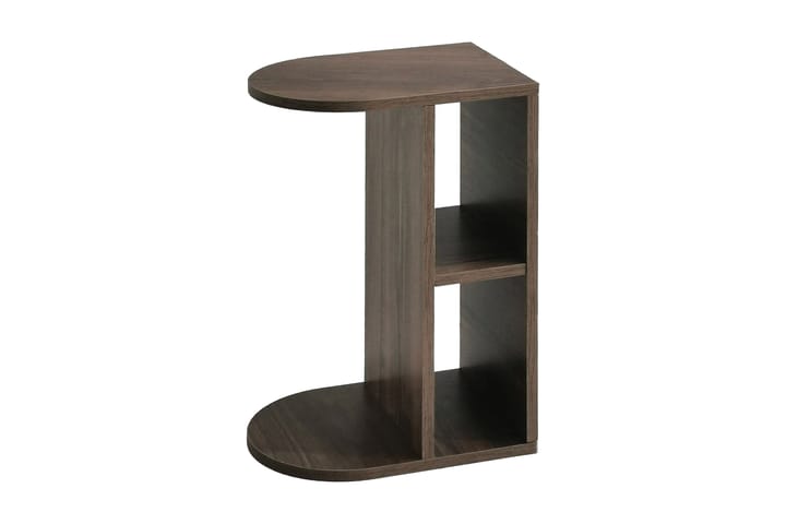 Sivupöytä Walpara 30x60x30 cm Soikea - Ruskea - Huonekalut - Pöytä & ruokailuryhmä - Apupöytä & sivupöytä