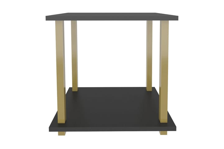 Sivupöytä Zakkum 35x48,2x44,6 cm - Kulta/Antrasiitti - Huonekalut - Pöytä & ruokailuryhmä - Apupöytä & sivupöytä - Lamppupöytä