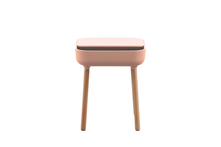 Lamppupöytä Box Pink/Lv - Huonekalut - Pöytä & ruokailuryhmä - Apupöytä & sivupöytä - Tarjotinpöytä & pikkupöytä