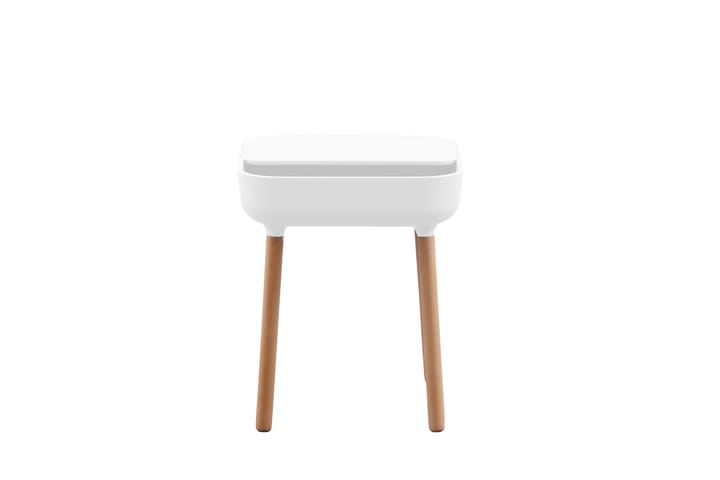 Lamppupöytä Box Valkoinen/Lv - Huonekalut - Pöytä & ruokailuryhmä - Apupöytä & sivupöytä - Tarjotinpöytä & pikkupöytä