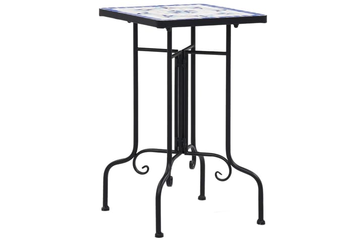 Mosaiikkisivupöytä sininen ja valkoinen keramiikka - Sininen - Huonekalut - Pöydät & ruokailuryhmät - Apupöytä & sivupöytä - Lamppupöytä