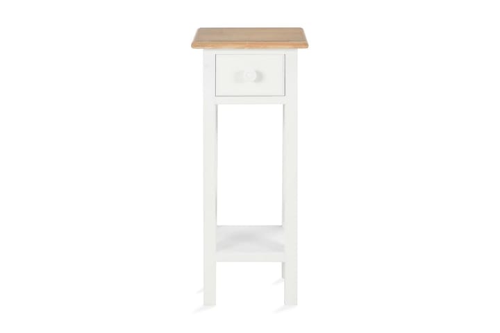 Senkki valkoinen 27x27x65,5 cm puu - Valkoinen - Huonekalut - Pöydät & ruokailuryhmät - Apupöytä & sivupöytä - Lamppupöytä