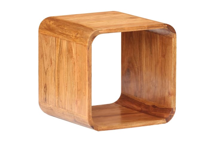 Sivupöydät 2 kpl täysi seesamviimeistelty akaasiapuu - Ruskea - Huonekalut - Pöydät & ruokailuryhmät - Apupöytä & sivupöytä - Tarjotinpöytä & pikkupöytä
