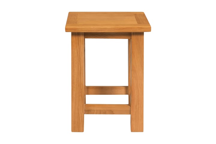 Sivupöytä 27x24x37 cm täysi tammi - Ruskea - Huonekalut - Pöydät & ruokailuryhmät - Apupöytä & sivupöytä - Yöpöytä