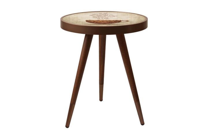 Sivupöytä Aspbacken 45 cm - Beige - Huonekalut - Pöytä & ruokailuryhmä - Apupöytä & sivupöytä - Tarjotinpöytä & pikkupöytä