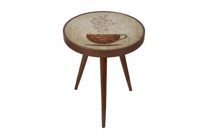 Sivupöytä Aspbacken 45 cm - Beige - Huonekalut - Pöytä & ruokailuryhmä - Apupöytä & sivupöytä - Tarjotinpöytä & pikkupöytä