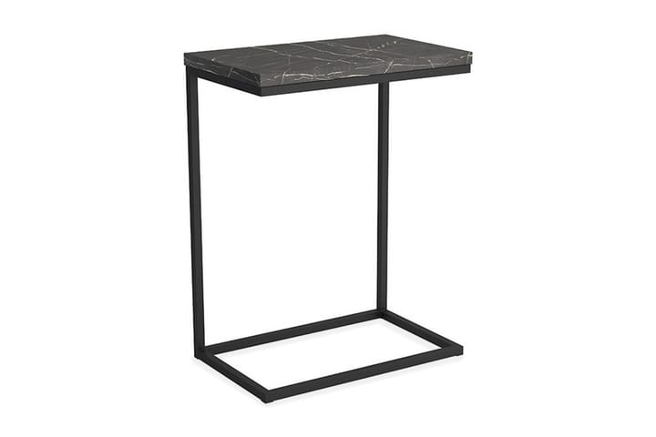 Sivupöytä Cerne 31 cm - Marmori/Musta - Huonekalut - Pöydät & ruokailuryhmät - Apupöytä & sivupöytä - Lamppupöytä