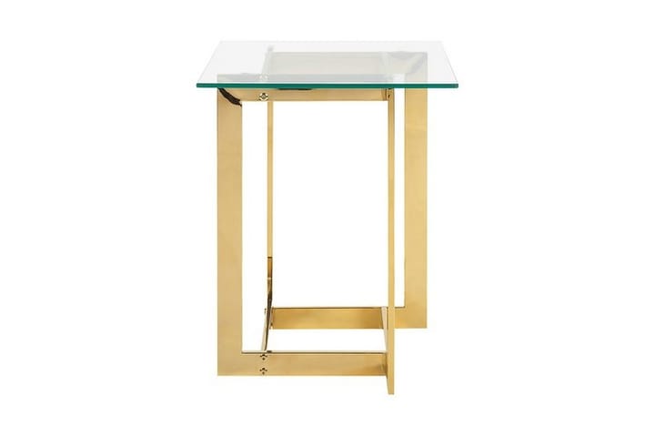 Sivupöytä Crystal 40 cm - Kulta - Huonekalut - Pöytä & ruokailuryhmä - Apupöytä & sivupöytä - Tarjotinpöytä & pikkupöytä
